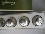 Orfèvrerie CHRISTOFLE - Salière (4) - Coffret 4 salerons.