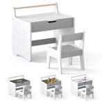 2dekans | Coast 3-in-1 Houten Kinderzitgroep Grijs/Wit -, Ophalen of Verzenden