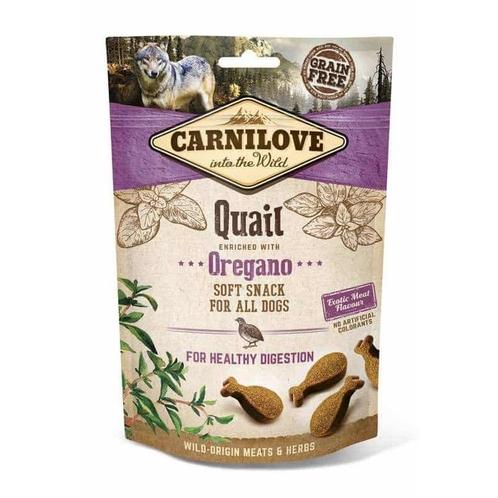 Carnilove soft snack quail with oregano 200 g, Dieren en Toebehoren, Honden-accessoires, Nieuw