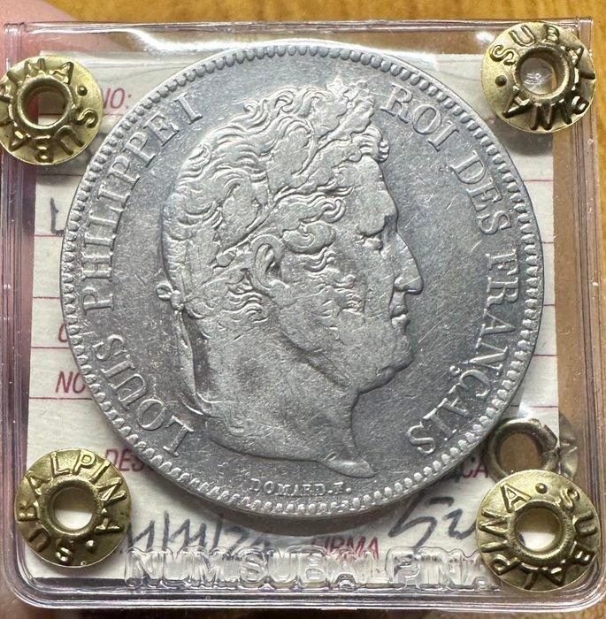 Frankrijk. Louis Philippe I. 5 Francs 1833-BB, Strasbourg, Postzegels en Munten, Munten | Europa | Euromunten