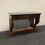 Tweedehands antieke Wandtafel, console tafel met spiegel,