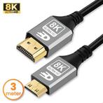 2dekans | Drivv. Premium Mini HDMI naar HDMI Kabel 2.1 - 8K, Audio, Tv en Foto, Ophalen of Verzenden, Nieuw