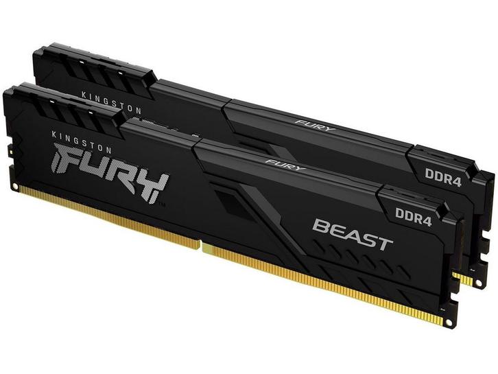 Kingston FURY Beast - DDR4 DIMM Geheugen 16 GB (2 x 8 GB), Computers en Software, RAM geheugen, Nieuw, Verzenden