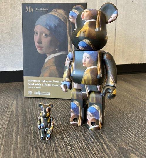 Medicom Toy  - Action figure Medicom Toy Bearbrick Vermeer, Antiquités & Art, Art | Peinture | Moderne