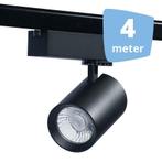 *TIP*  LED RAILVERLICHTING EOS zwart 4 SPOTS + 4M RAILS, Ophalen of Verzenden