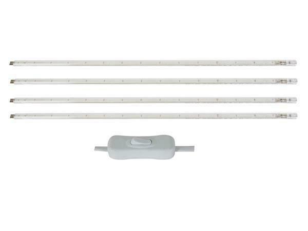 DECORATIEVE LED STRIP - 4 st. - 12V - WARM WIT, Huis en Inrichting, Lampen | Overige, Verzenden