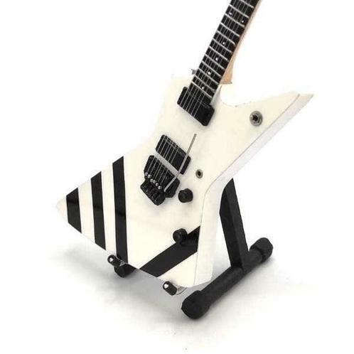 Miniatuur Dommenget EX90 Custom gitaar met gratis standaard, Collections, Cinéma & Télévision, Envoi