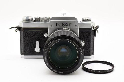 Nikon F Eye Level Silver (1967) +Nikkor 3.5/43-86mm Ai, Audio, Tv en Foto, Fotocamera's Analoog