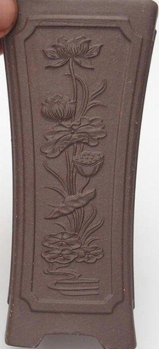 Bonsai schaal - 6x6x13cm - ongeglazuurd - Hoogte (boom): 0, Antiek en Kunst, Curiosa en Brocante