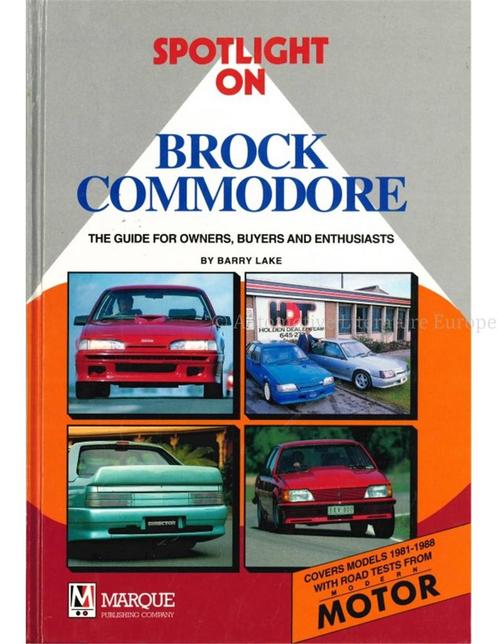 SPOTLIGHT ON BROCK COMMODORE, Livres, Autos | Livres