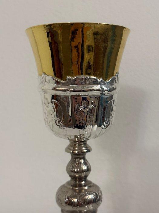 Kelk - Zilver, Messing - Antico, Antiquités & Art, Antiquités | Argent & Or