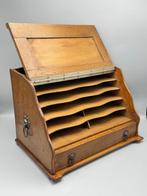 Houten bureau-organizer - Ensemble de bureau - Bois, Antiek en Kunst