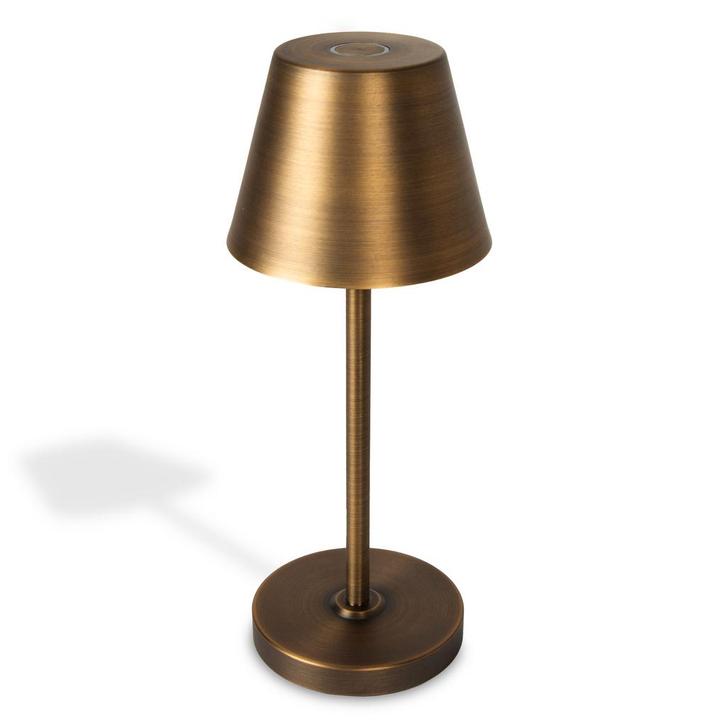 Tafel en bureaulampen Tafellamp Bistro Antiek Brons, Huis en Inrichting, Lampen | Tafellampen, Minder dan 50 cm, Nieuw, Overige materialen