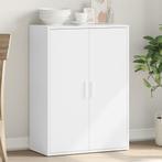 vidaXL Dressoir 60x31x84 cm bewerkt hout wit, Huis en Inrichting, Verzenden, Nieuw