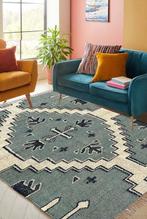 india - Eco artisan wol tapijt - Vloerkleed - 180 cm - 120, Huis en Inrichting, Stoffering | Tapijten en Vloerkleden, Nieuw