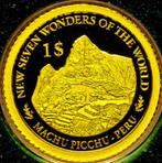 Salomonseilanden. 1 Dollar 2013 Machu Picchu - Peru with, Postzegels en Munten, Munten | Europa | Niet-Euromunten