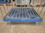 Rolcontainer 3-heks met 2 houten legborden gebruikt, Ophalen of Verzenden