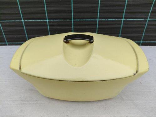 Steelpan - geëmailleerd gietijzer - Creuset-type kookpot, Antiek en Kunst, Antiek | Keukengerei