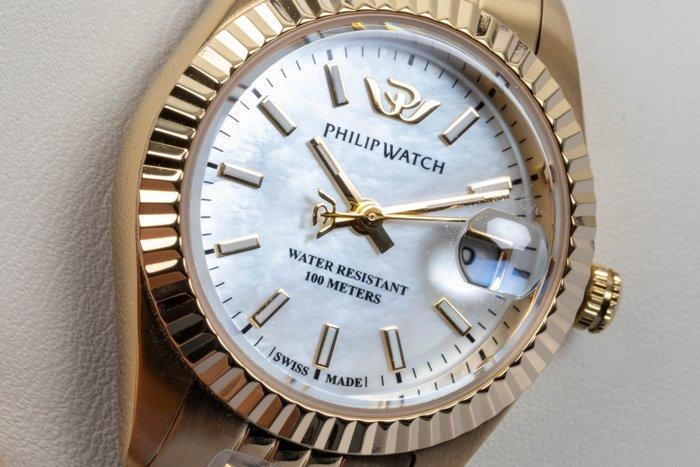 Philip Watch - Caribe Urban - Date - Mother of pearl - Swiss, Handtassen en Accessoires, Horloges | Heren