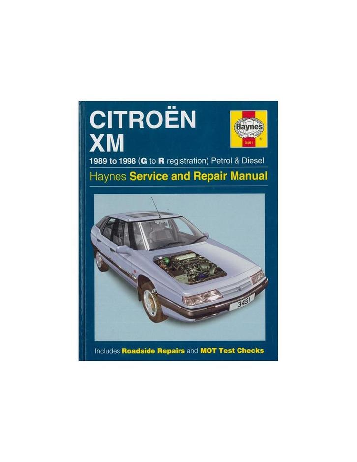 1989 - 1998 CITROEN XM VRAAGBAAK ENGELS, Auto diversen, Handleidingen en Instructieboekjes, Ophalen of Verzenden