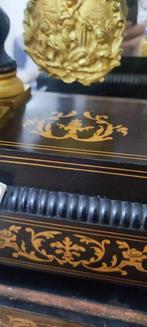 Portico klok (2) Napoleon III Hout, Messing - 1850-1900