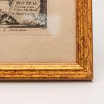 Gravure Paus Pius VI, Angelo Braschi, 1717-1799 - Papier -