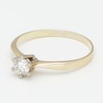Bague - 14 carats Or jaune Diamant (Naturelle), Handtassen en Accessoires, Ringen, Nieuw