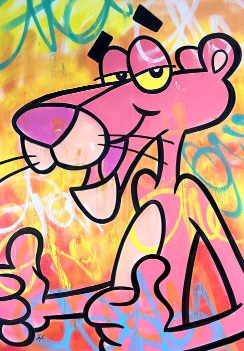 Gunnar Zyl (1988) - Pink Panther, Antiquités & Art, Art | Peinture | Moderne