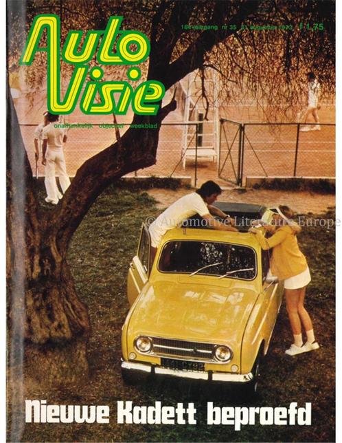 1973 AUTOVISIE MAGAZINE 35 NEDERLANDS, Livres, Autos | Brochures & Magazines