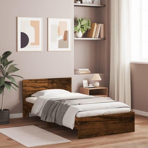 vidaXL Cadre de lit sans matelas avec tÃªte de lit, Maison & Meubles, Chambre à coucher | Lits, Neuf, Envoi