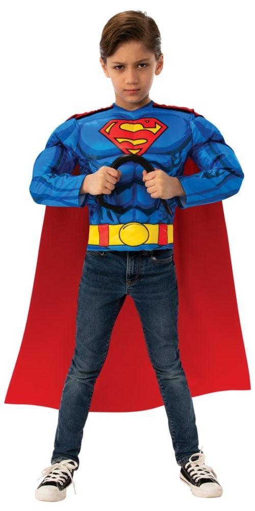 Superman Pak Kind Shirt, Kinderen en Baby's, Carnavalskleding en Verkleedspullen, Nieuw, Verzenden