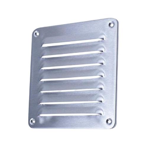 Schoepenrooster opbouw 155 x 155mm - *RVS 304* (1-1616I), Doe-het-zelf en Bouw, Ventilatie en Afzuiging, Nieuw, Verzenden