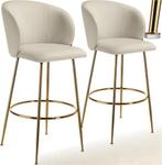 2dekans | Tectake® - Set van 2 Barkrukken Luana -, Ophalen of Verzenden, Nieuw