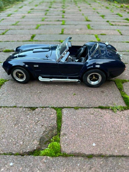 Road Tough 1:18 - Modelauto - Shelby cobra 427 S/C - Donker, Hobby en Vrije tijd, Modelauto's | 1:5 tot 1:12