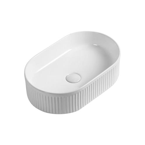 Waskom Sapho Picobello Keramisch Ovaal 49x31 cm Wit, Doe-het-zelf en Bouw, Sanitair, Overige typen, Nieuw, Ophalen of Verzenden