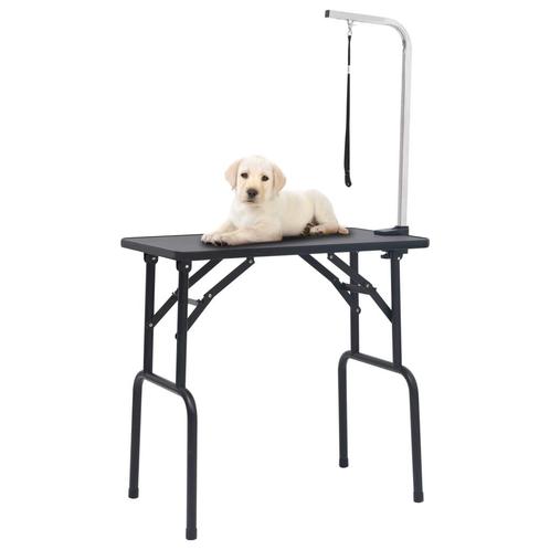 vidaXL Hondentrimtafel verstelbaar met 1 lus, Dieren en Toebehoren, Overige Dieren-accessoires, Nieuw, Verzenden
