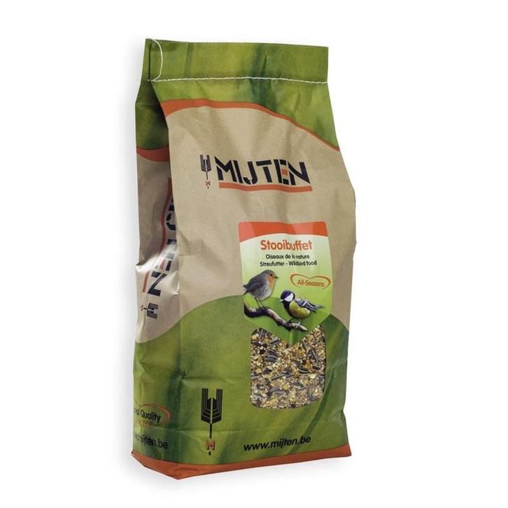 Vogelvoer 5kg - strooibuffet - merk mijten, Dieren en Toebehoren, Vogels | Toebehoren, Nieuw