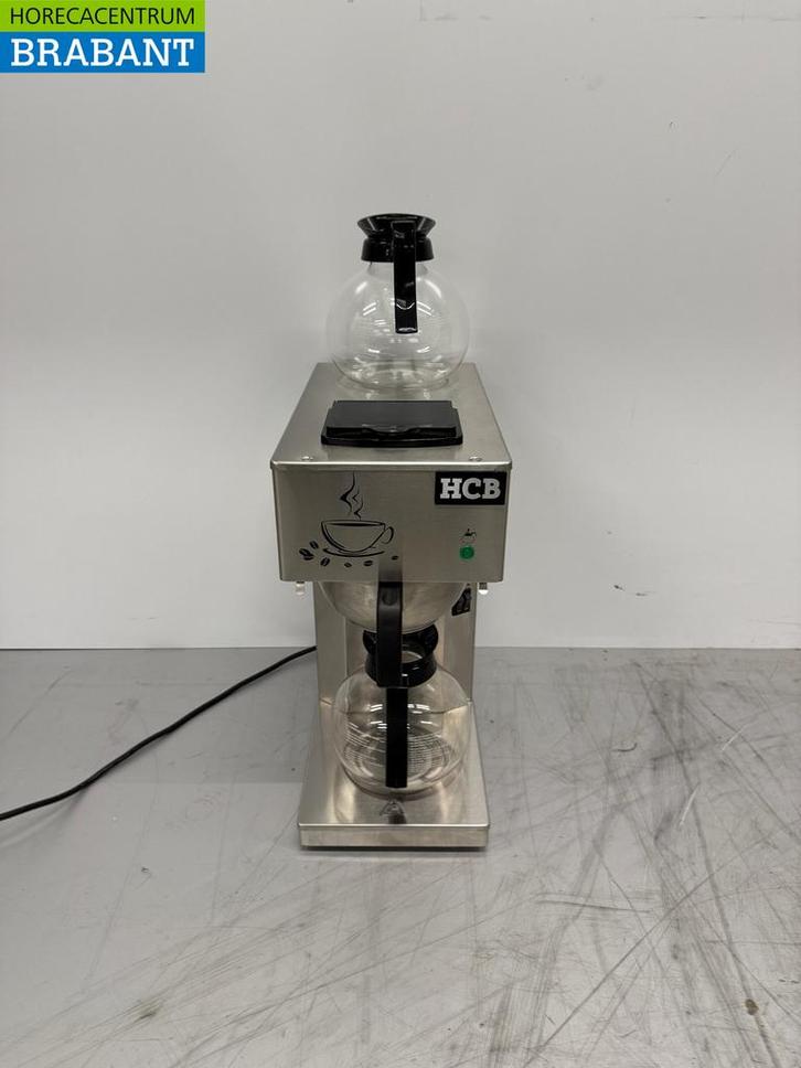 HCB RVS Koffiemachine Koffieautomaat met 2 kannen 1,8 liter, Zakelijke goederen, Horeca | Keukenapparatuur, Ophalen of Verzenden