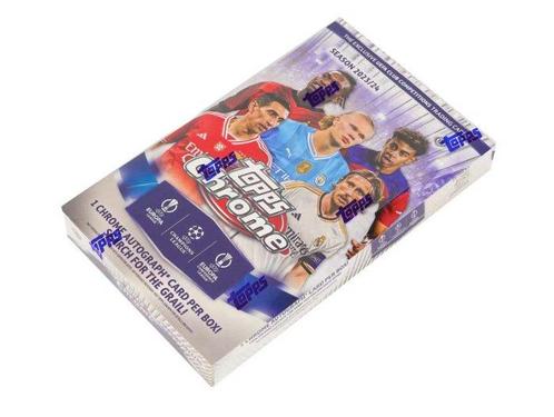 2023/24 Topps Chrome UEFA Club Competitions Soccer Hobby Box, Verzamelen, Stickers