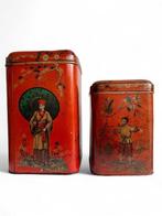 1920s Orientalist Niemeyer’s coffee &tea (large) - Blikken, Antiek en Kunst