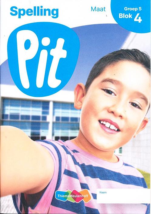 Pit Werkboek Spelling Maat blok 4 groep 5 (per stuk), Livres, Livres scolaires, Envoi