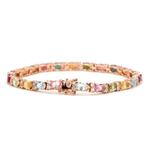 Zonder Minimumprijs - Armband Verguld Toermalijn - Topaas -, Nieuw