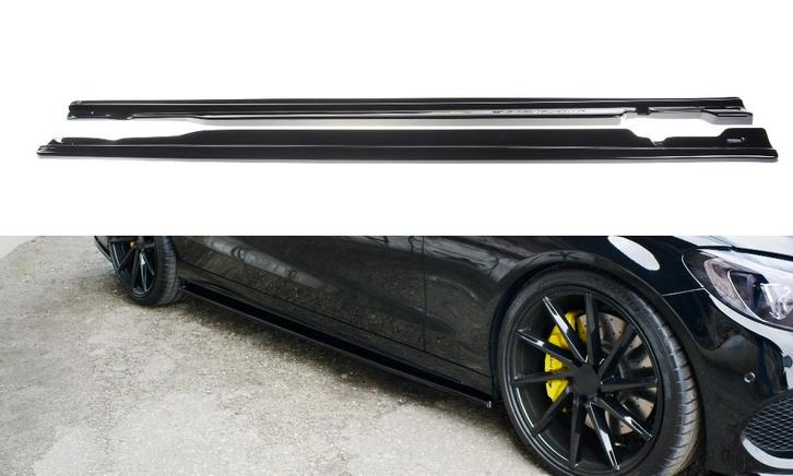 Side skirts Diffuser voor Mercedes C-Klasse W205 AMG Line, Autos : Divers, Tuning & Styling, Enlèvement ou Envoi