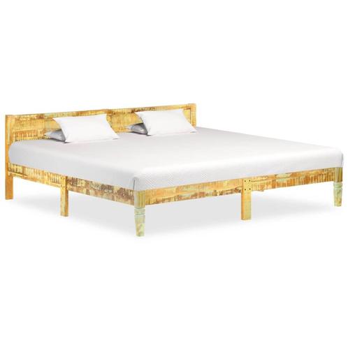 vidaXL Bedframe massief gerecycled hout 200x200 cm, Huis en Inrichting, Slaapkamer | Bedden, Nieuw, Verzenden