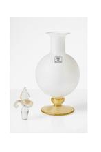 Ballarin S. Murano - Karaf - Karaf met Latticino-patroon -, Antiek en Kunst