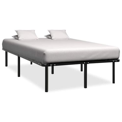 vidaXL Bedframe metaal zwart 160x200 cm, Huis en Inrichting, Slaapkamer | Bedden, Nieuw, Verzenden