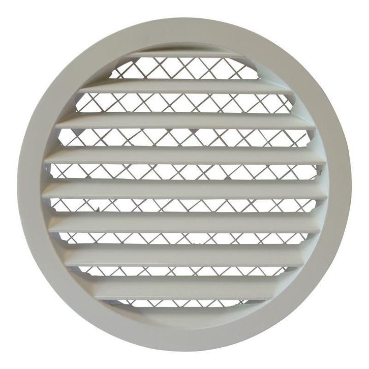 Rond buitenluchtrooster aluminium Ø 250mm, Doe-het-zelf en Bouw, Ventilatie en Afzuiging, Nieuw, Verzenden