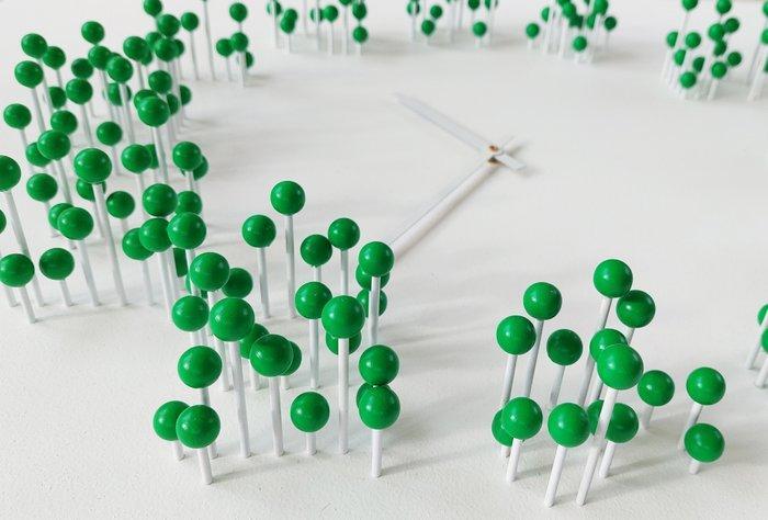 wallclock / wallsculpture - JAN PAUL - Ontwerp Hout, Metaal, Antiek en Kunst, Kunst | Designobjecten