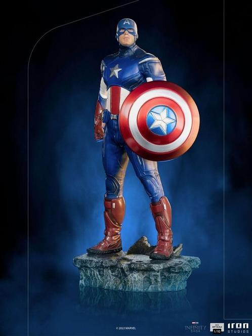 The Infinity Saga BDS Art Scale Statue 1/10 Captain America, Collections, Cinéma & Télévision, Enlèvement ou Envoi