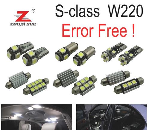 Kit 22 Ampoules Led Intérieur Pour Mercedes Classe S W220 S3, Auto-onderdelen, Verlichting, Verzenden